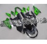 Carene nero e verde per Kawasaki Z1000 2010 2013