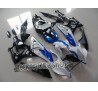 Carena in ABS per BMW S 1000 RR HP4 bianco e blu