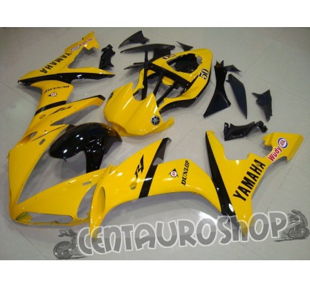 Carena in ABS Yamaha YZF 1000 R1 04-06 Gialla personalizzabile