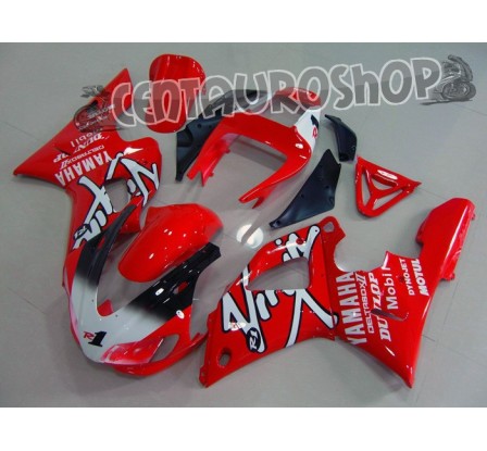 Carena in ABS Yamaha YZF 1000 R1 98-99 colorazione CLASSIC RED & WHITE