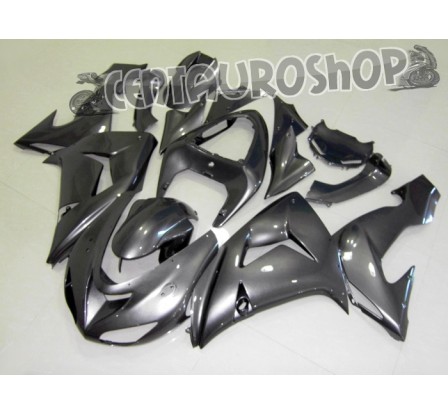 Carena in ABS Kawasaki ZX-10R Ninja 06 07 colorazione Titanium Black