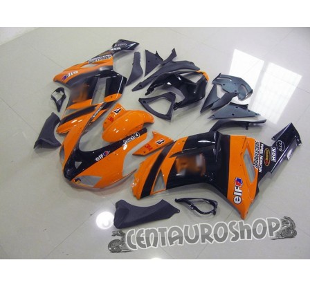 Carena in ABS Kawasaki ZX-6R Ninja 636 2007 2008 SBK orange