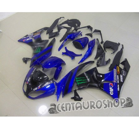 Carenature replica Kawasaki ZX6R Ninja 636 09-10 MotoGP blue