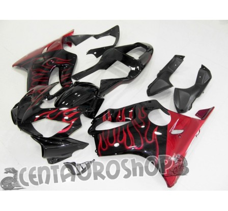 Carena in ABS Honda CBR 600 F4i/FSport 01-09 colorazione red flames