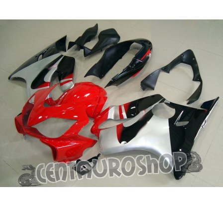 Carena in ABS Honda CBR 600 F4i/FSport 01-09 rosso argento e nero