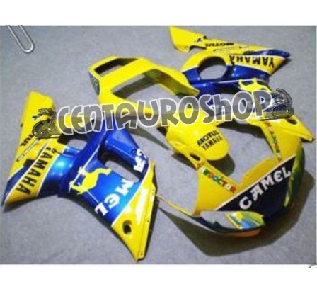 Carena in ABS Yamaha YZF 600 R6 99-02 colorazione ROSSI GO!