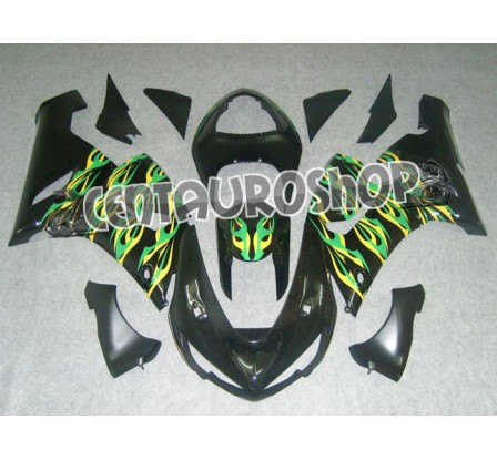 Carena in ABS Kawasaki ZX-6R Ninja 636 05-06 colorazione WEST