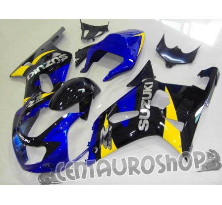 Carena in ABS Suzuki GSX-R 600 e 750 01-03 colorazione MOVISTAR 2