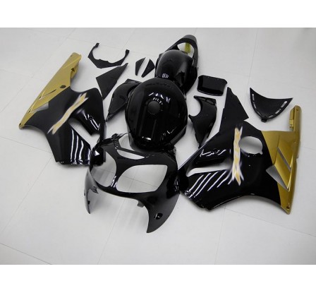 Carena in ABS Kawasaki ZX-12R Ninja 00-01 Black and Gold