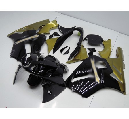 Carena in ABS Kawasaki ZX-12R Ninja 02-06 Black and Gold