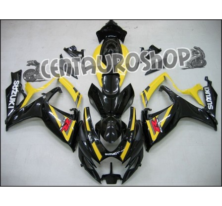 Carena in ABS Suzuki GSX-R 600 e 750 06-07 colorazione BLACK & YELLOW