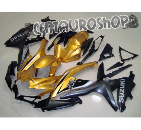 Carena in ABS Suzuki GSX-R 600 e 750 08-09 colorazione BLACK & GOLD