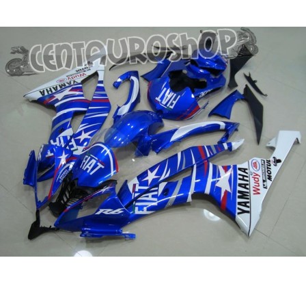 Carene in ABS Yamaha YZF 600 R6 08 09 colorazione Fiat Stars