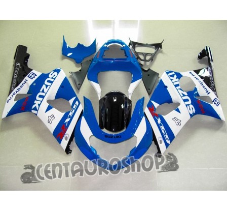 Carena ABS Suzuki GSX-R 1000 2000 2002 White & Blue