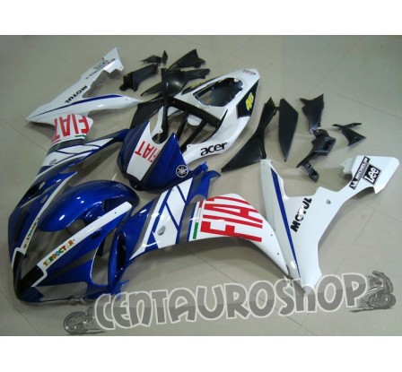 Carenatura in ABS Yamaha YZF 1000 R1 04-06 colorazione Rossi Fiat